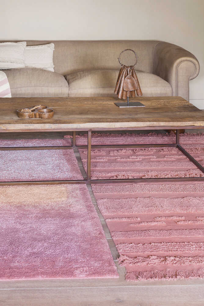 Alfombra Lavable Air Canyon Rosa