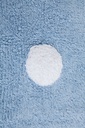 Alfombra Lavable Polka Dots Azul-Blanco