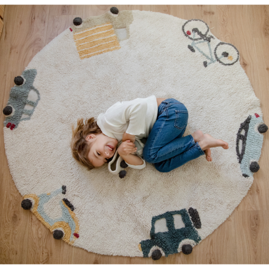 Lorena Canals Washable  Rug Eco-City Wheels