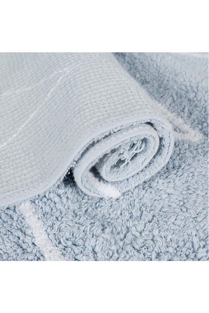 Lorena Canals Washable Rug - Hippy  Soft Blue