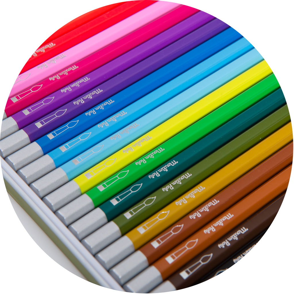 24 Lápices de colores Le jardin du moulin