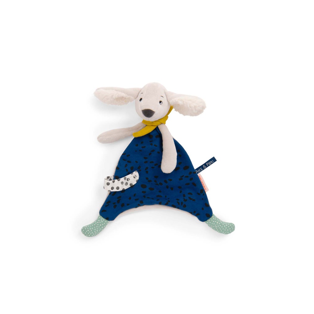 Doudou Pilou azul Puce &amp; Pilou