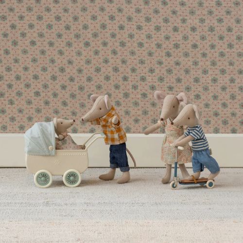 Maileg Kick Board Mouse - Blue