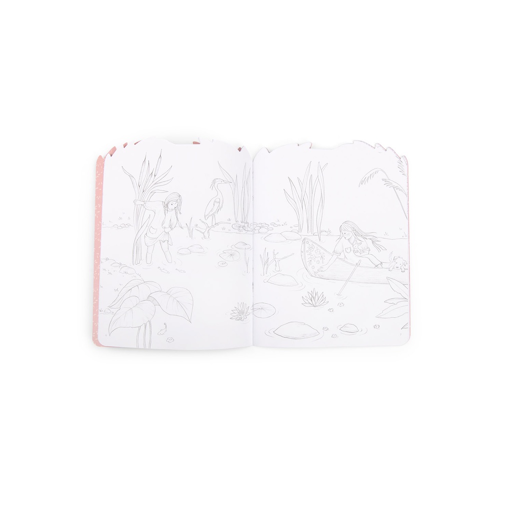 Colouring Book + 230 Stickers - Les Rosalies