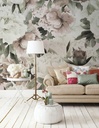 Wallpaper Mural - Dutch Pink Peony Floral