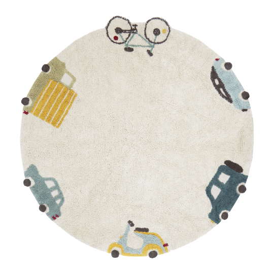 Lorena Canals Washable  Rug Eco-City Wheels