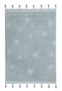 Lorena Canals Washable Rug -  Hippy Stars Aqua Blue