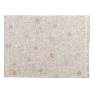 Lorena Canals Washable Rug - Hippy Dots Vintage Nude