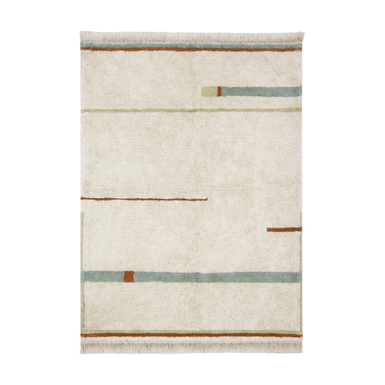 Lorena Canals Washable Rug Lanes Vintage Blue XS