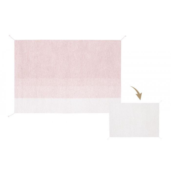 Lorena Canals Washable Rug Reversible - Gelato Pink Medium