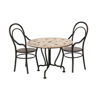 Maileg Dining Table With 2 Chairs