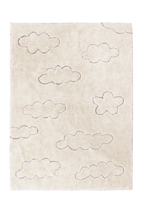 RugCycled Alfombra Lavable Clouds