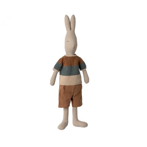 Rabbit Size 4 - Classic Knitted Shirt And Shorts