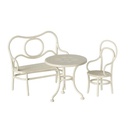 Maileg Café Furniture Set Small Mouse - Off White
