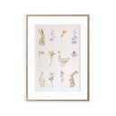 Cuadro Flores y Animales Silvestres