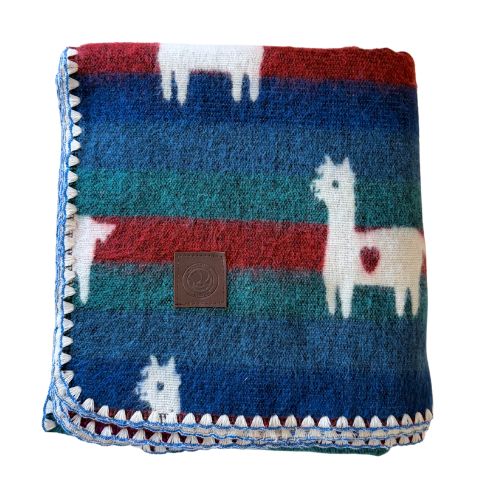 Cobija Llamas Multicolor