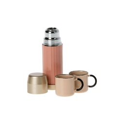 [P-143] Maileg Thermos and Cups - Soft Coral
