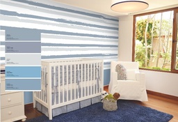 [P-729] Mural Baby Navy