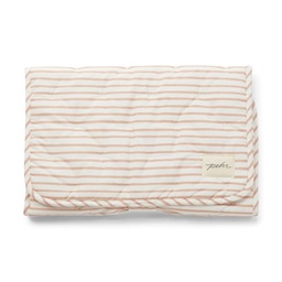 [P-962] Striped On the Go Portable Changing Pad - Rose Pink