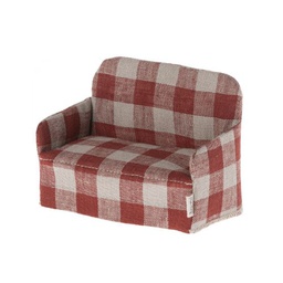 [P-428] Maileg Couch Mouse Red