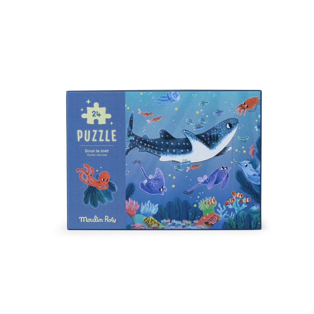 [MR-676441] Glow-in-the-Dark Puzzle Under the Sea Les Aventures de Paulie