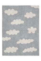 [P-1135] Alfombra Lavable Clouds Gris